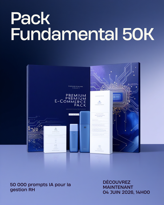 Pack Fundamental 50K — 50 000 prompts IA pour la gestion RH — Harmonia RH